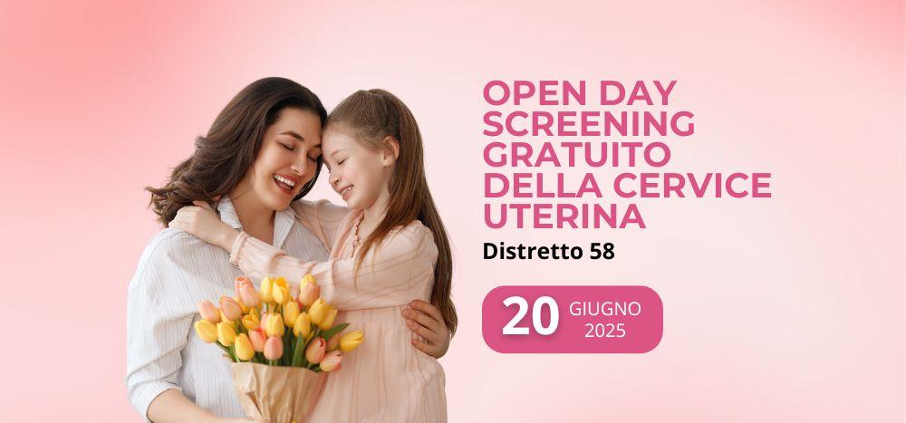 Open Day Screening Cervice Uterina DS 58