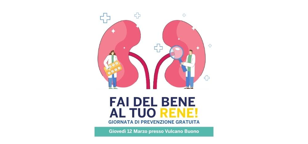 Giornata Mondiale del Rene 2026: screening gratuiti al Vulcano Buono con l’ASL Napoli 3 Sud