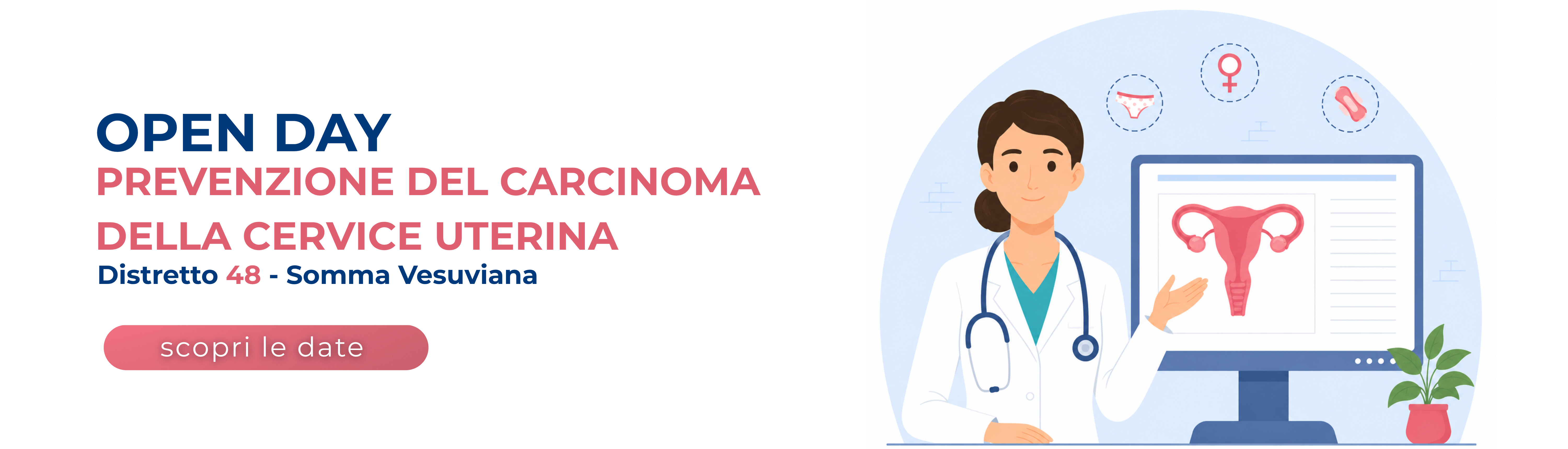 <p>open day prevenzione del carcinome della cervice uterina</p> - 