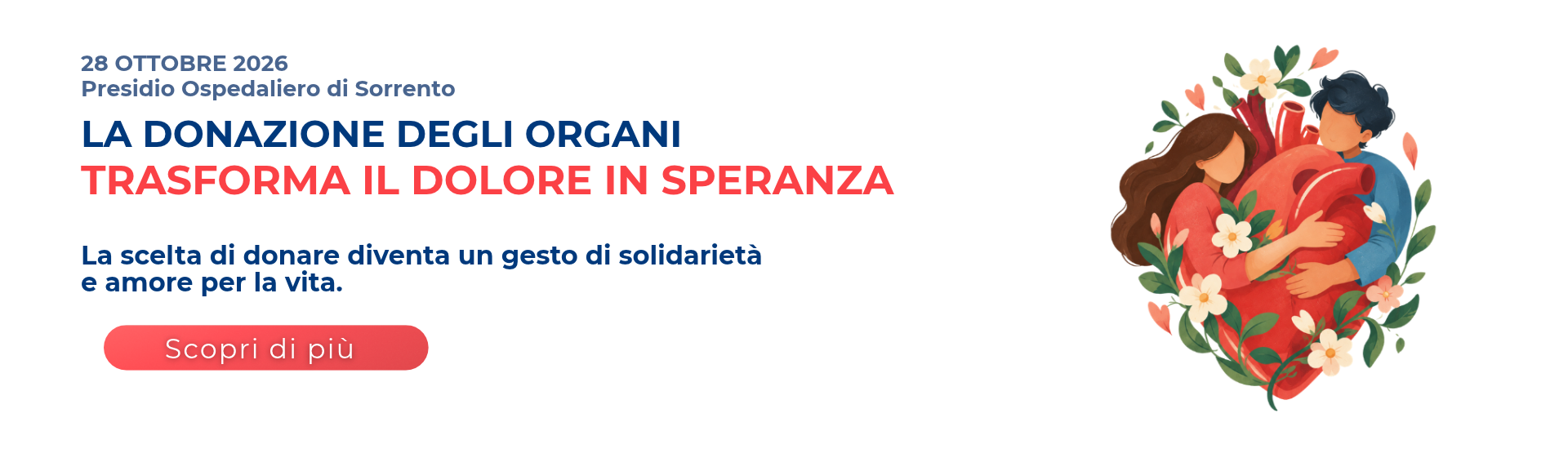 <p>Avviato un percorso di donazione degli organi a Sorrento</p> - 
