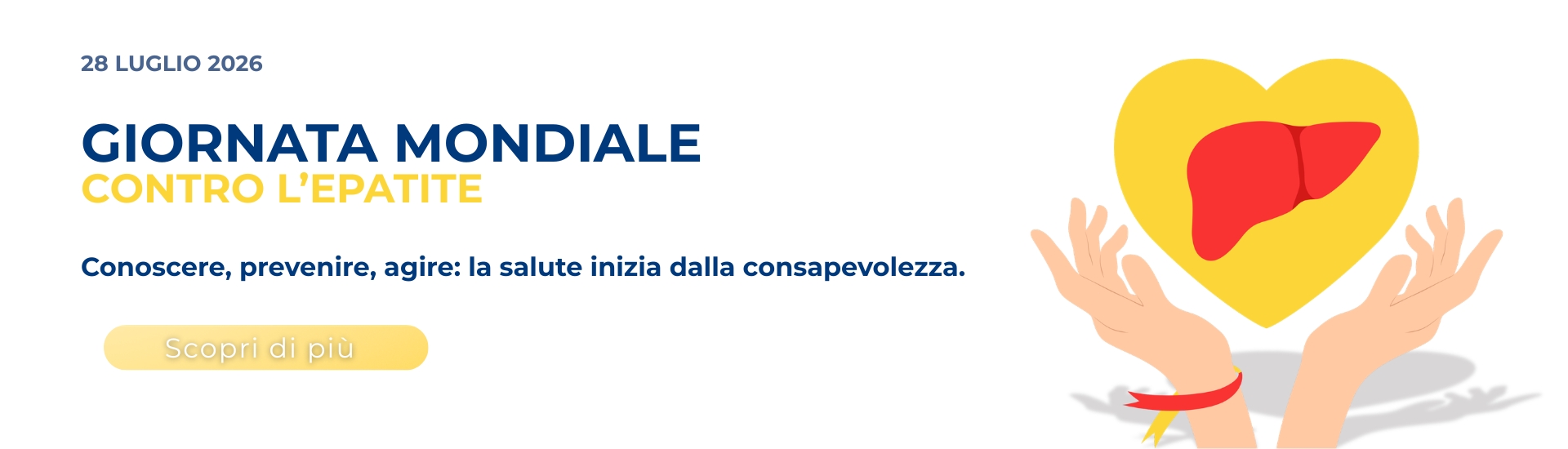 <p>Giornata Mondiale dell'epatite 2026</p> - 