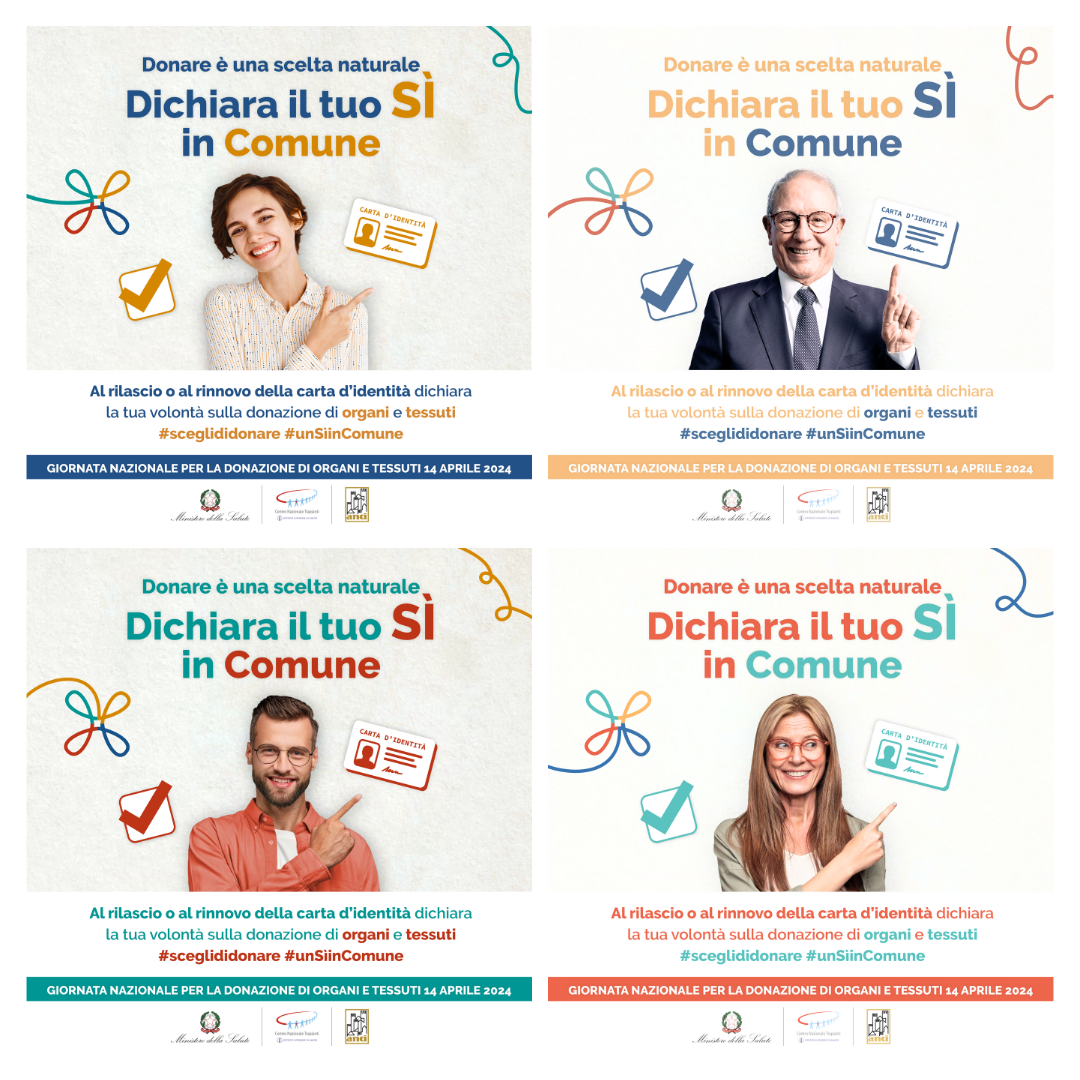 Giornata Nazionale per la Donazione di Organi e Tessuti - 14 Aprile 2024